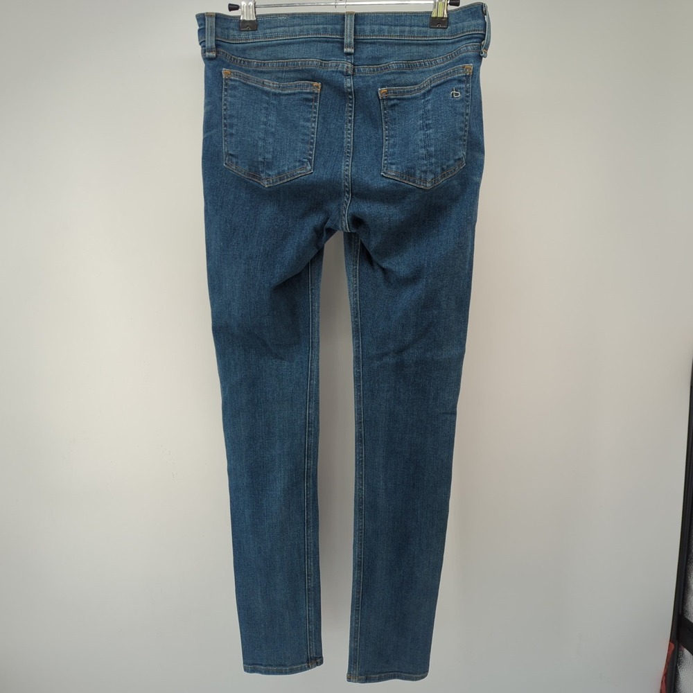 Rag & Bone Jean Womens 28 Skinny Jeans Blue Stretch Denim Made‎ USA W1602K520 - Picture 3 of 14